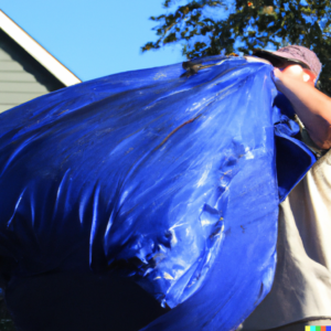 More uses for tarps for the landscaping business and commercial landscapers