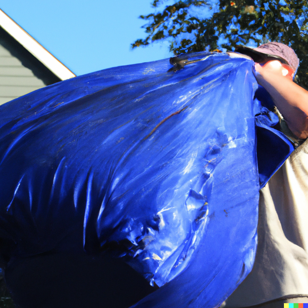 More uses for tarps for the landscaping business and commercial landscapers