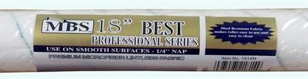 MBS 18" Professional Roller Cover 1/4" Nap Microfiber – Wholesale Price