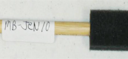 1” Foam Paint Brush with Wood Handle – Wholesale Price