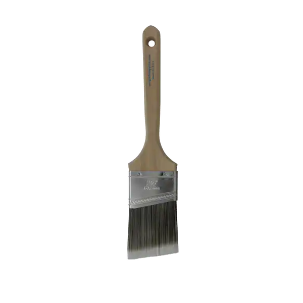 2.5 inch angled paint brush with sash handle for smooth and precise painting applications.