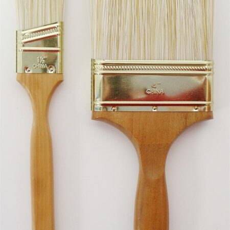 2 Piece Angled Paint Brush Set (1-1/2" and 4") – Wholesale Price