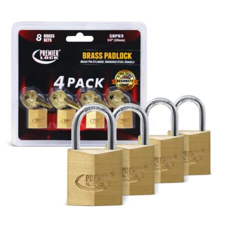 Solid Brass Padlocks-Polished 3/4"