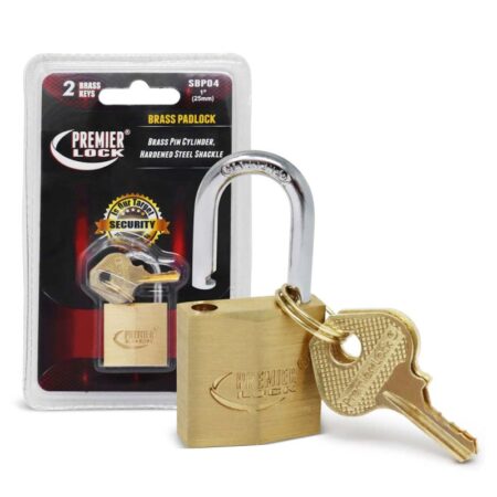 Solid Brass Padlocks Polished 1"