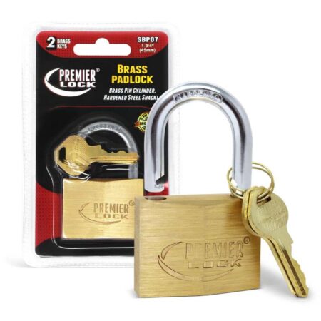 Solid Brass Padlocks Polished 1-3/4"