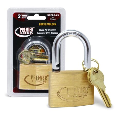 Solid Brass Padlocks Polished 2"
