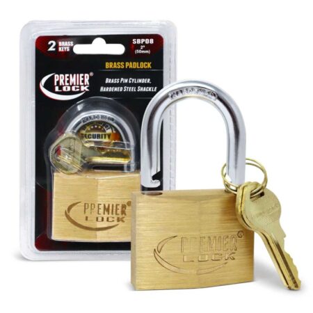 Solid Brass Padlocks Polished 2"