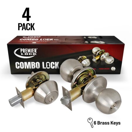 Entry Door Lock Set with 24 SC1 Keyed Alike - Wholesale Price