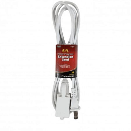 3-Outlet Indoor Polarized Extension Cord