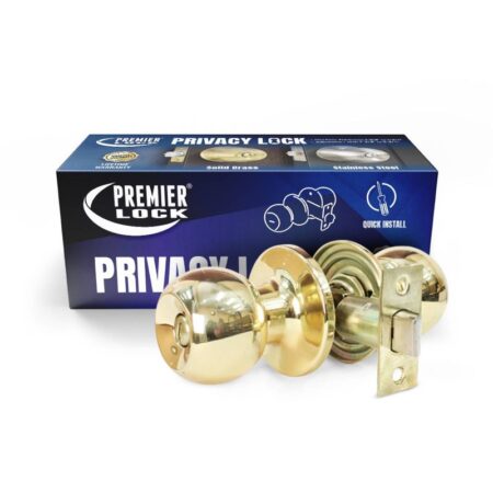 Privacy Door Knob-Boxed Solid Brass - Wholesale Price - Box of 12