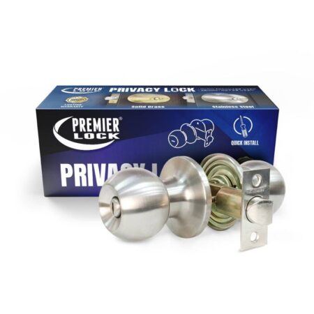 Privacy Door Knob-Boxed Stainless Steel - Wholesale Price