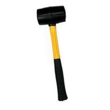 16-Ounce Rubber Mallet with Fiberglass Handle – Wholesale Price