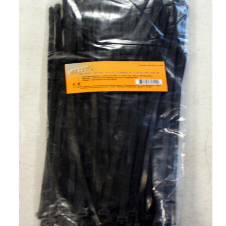 Black Cable Ties 3/16" x 15" (100-Piece Pack) – Wholesale Price