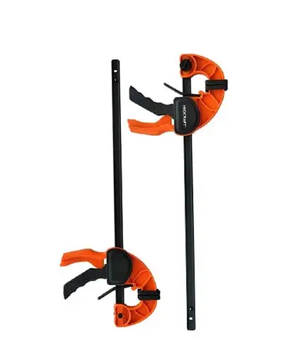 The Clamp 12" 2pc Ratcheting Bar Clamp set is designed for strong, reliable holding power in and DIY projects.