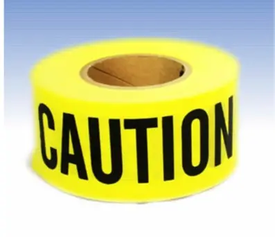 Yellow Caution Tape – High-Visibility Safety Barrier
