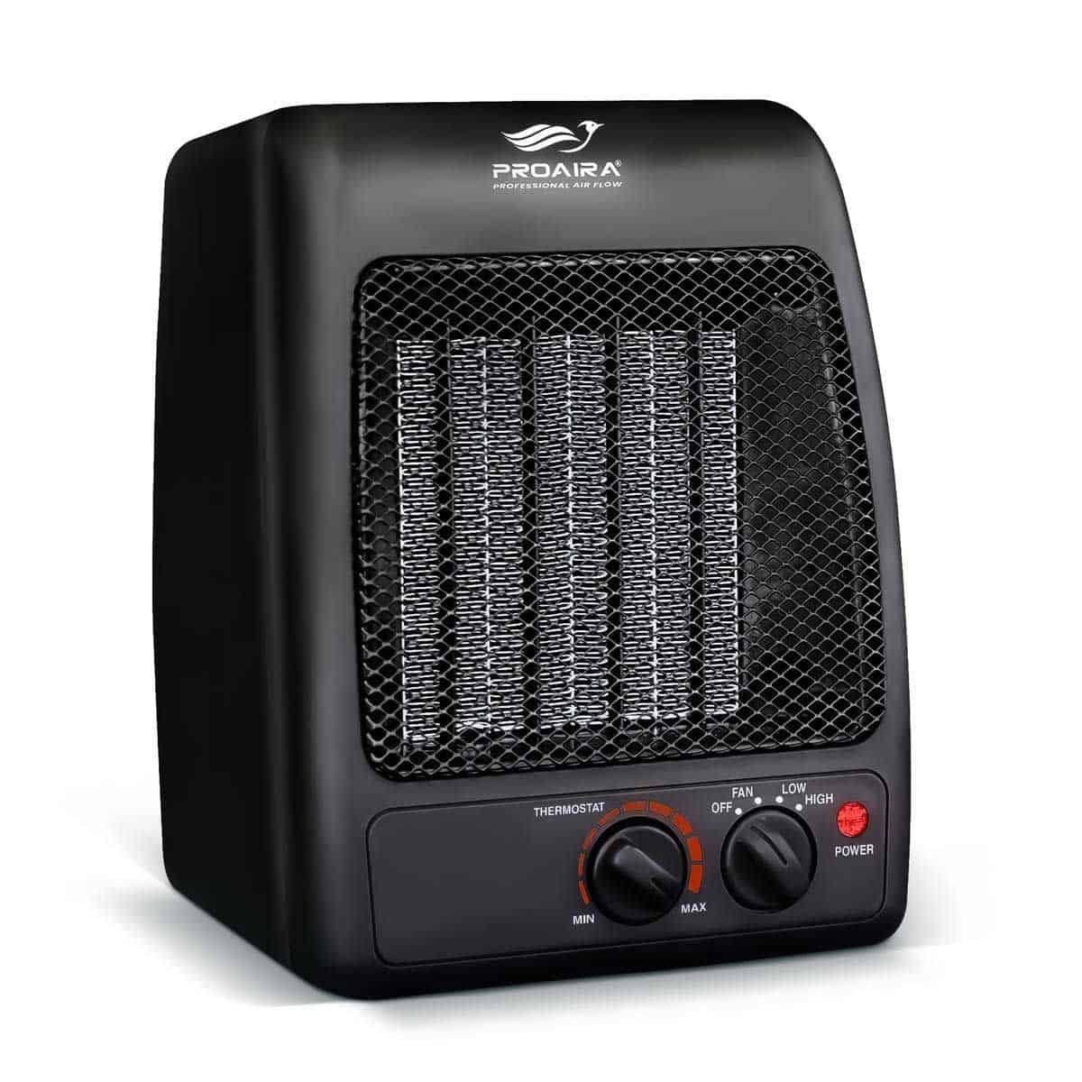 Portable Ceramic Heater Fan - with Safety Tip-Over Switch - Wholesale Price - Image 2