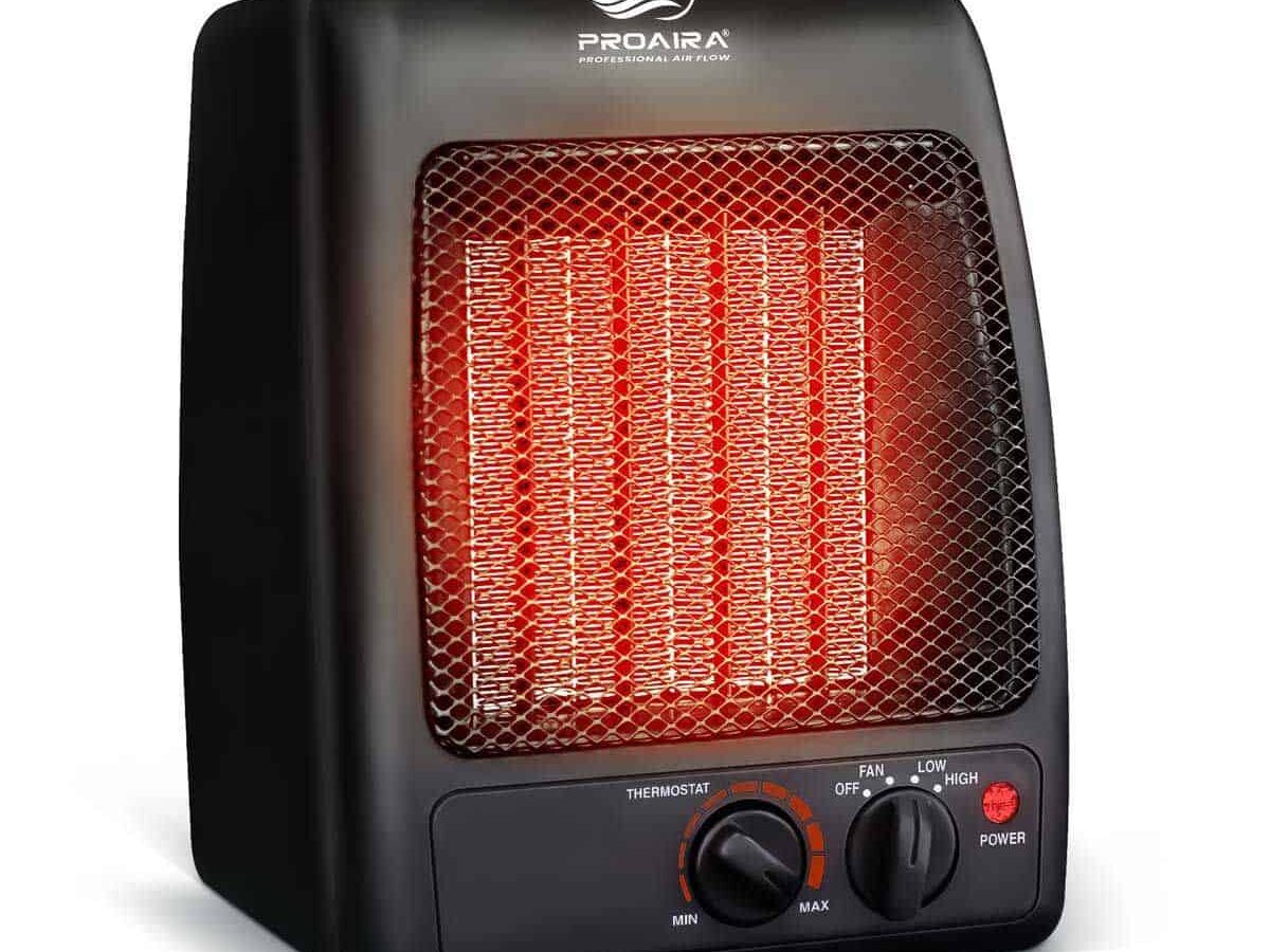 Portable Ceramic Heater Fan | 3 Heat Settings & Safety Features