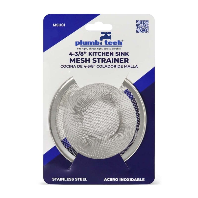 stainless steel mesh sink strainer top view