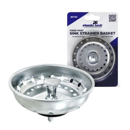 stainless steel sink strainer fixed post basket