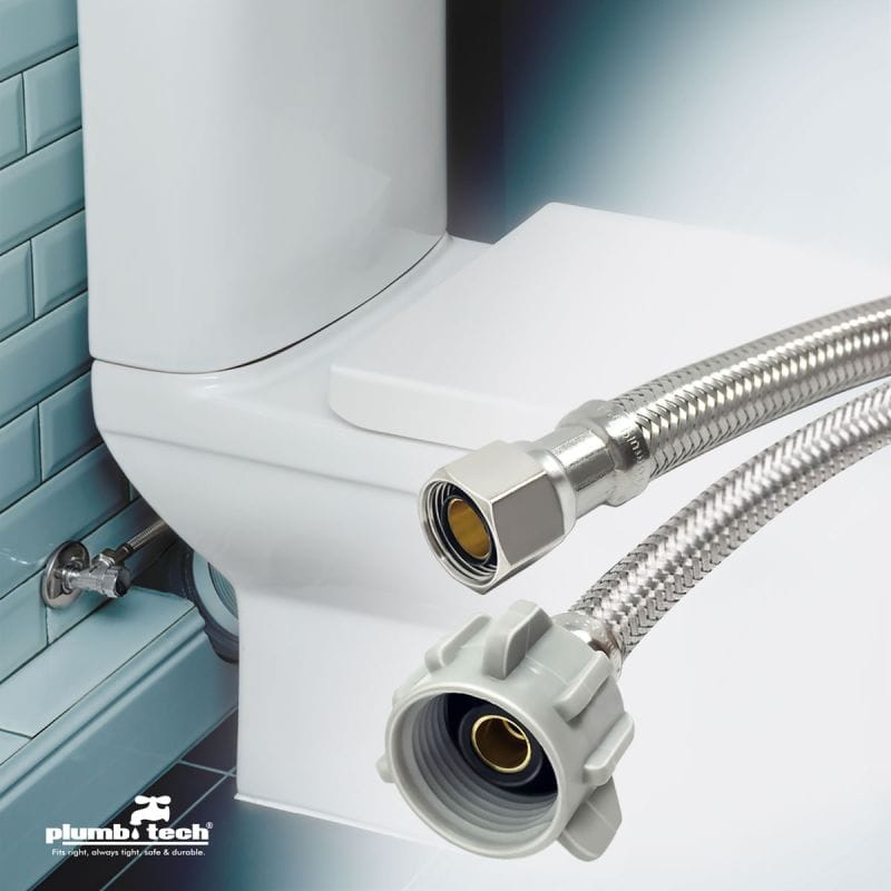 chrome plated brass nuts toilet supply line