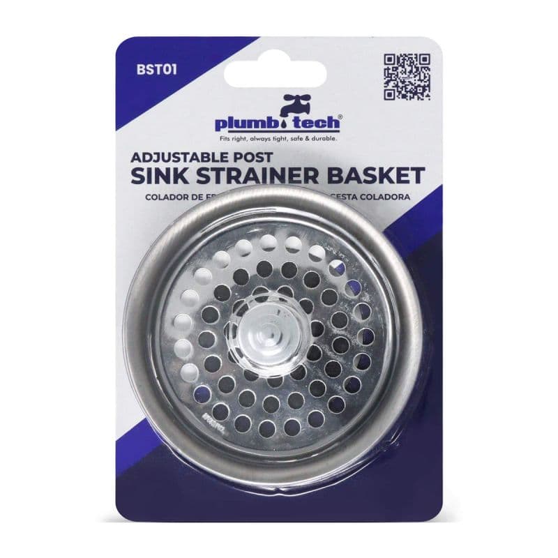 kitchen sink drain strainer filtering food debris