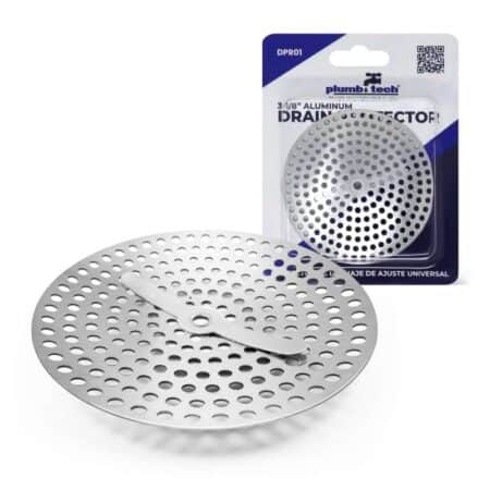 3-1/8 inch aluminum drain protector sink tub cover