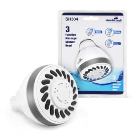 white shower head 3 function high pressure 54 jets