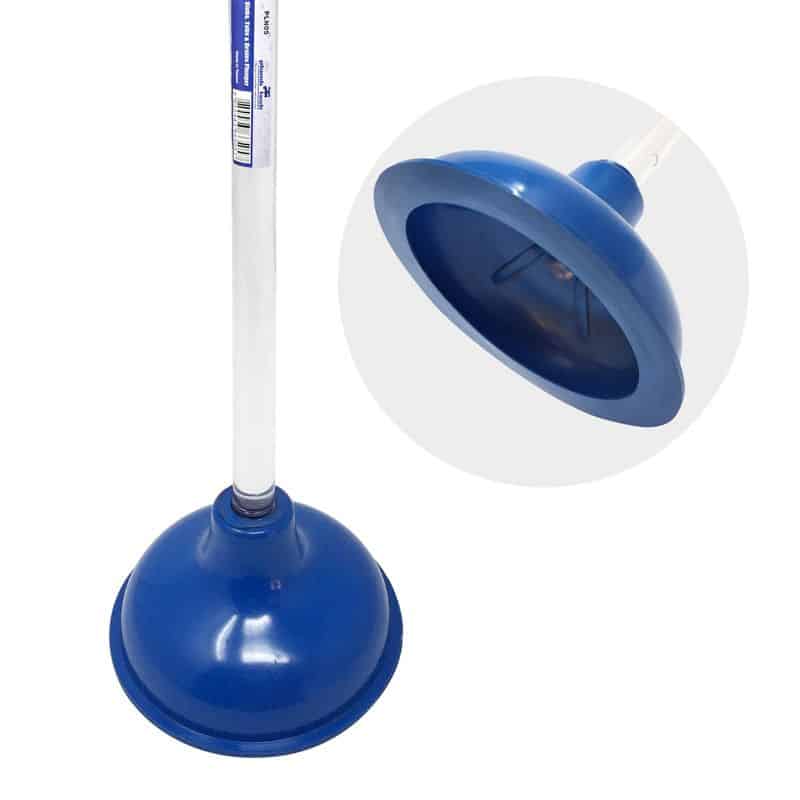 flat cup plunger for tub and sink drains