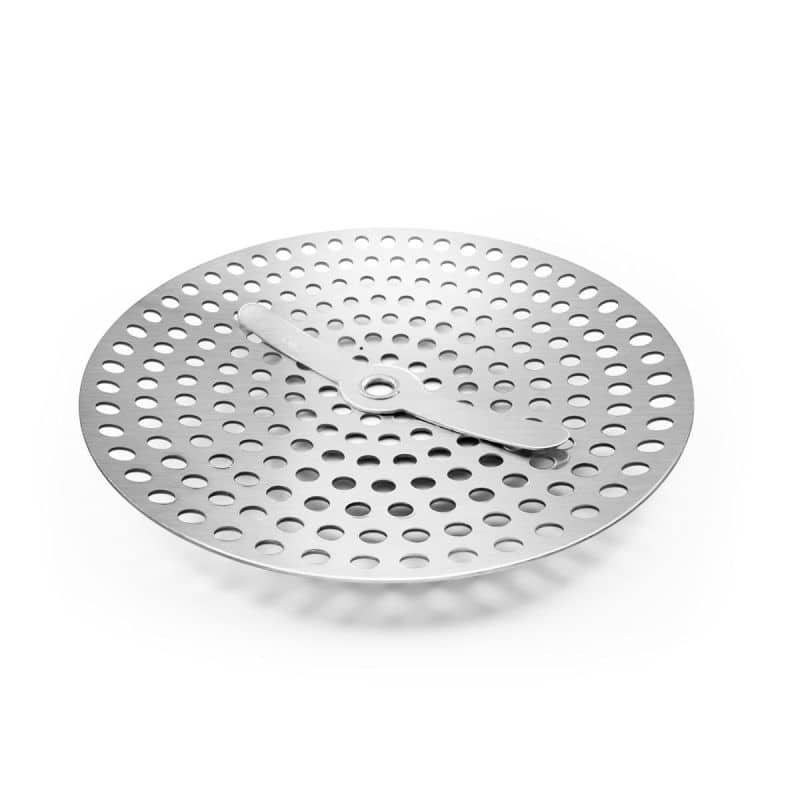 aluminum drain protector top view hole design