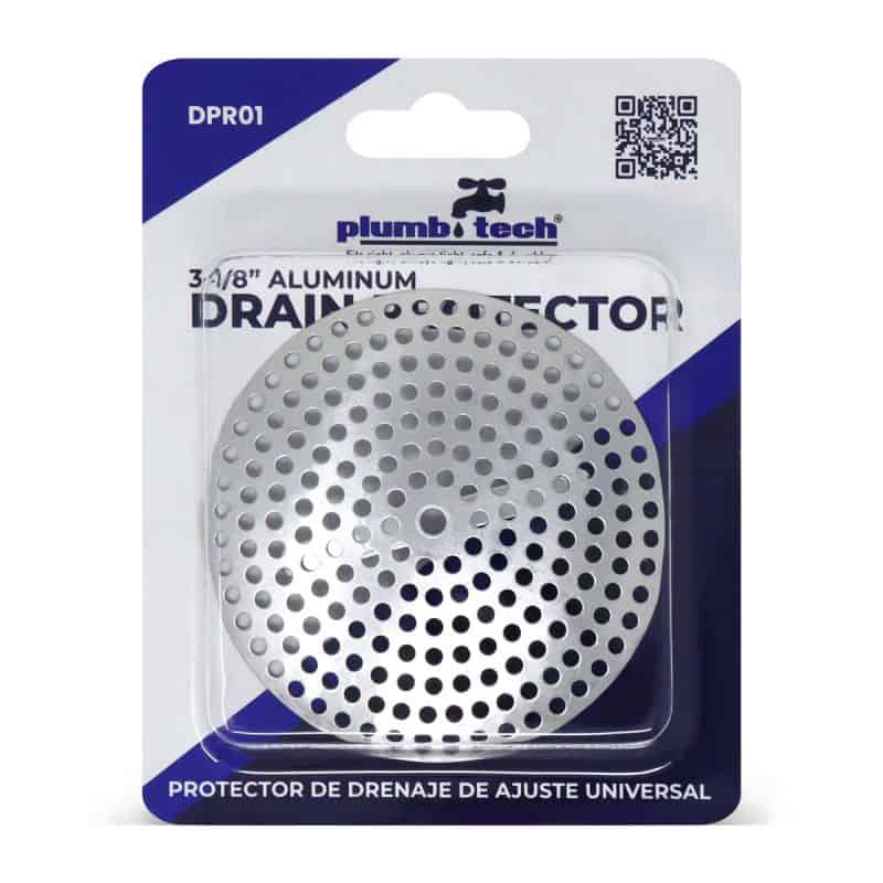 drain protector catching hair and debris