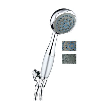 Upgrade bathroom with jumbo shower head featuring 5 functions, massage spray, holder, and strong water pressure for relaxing shower experience
