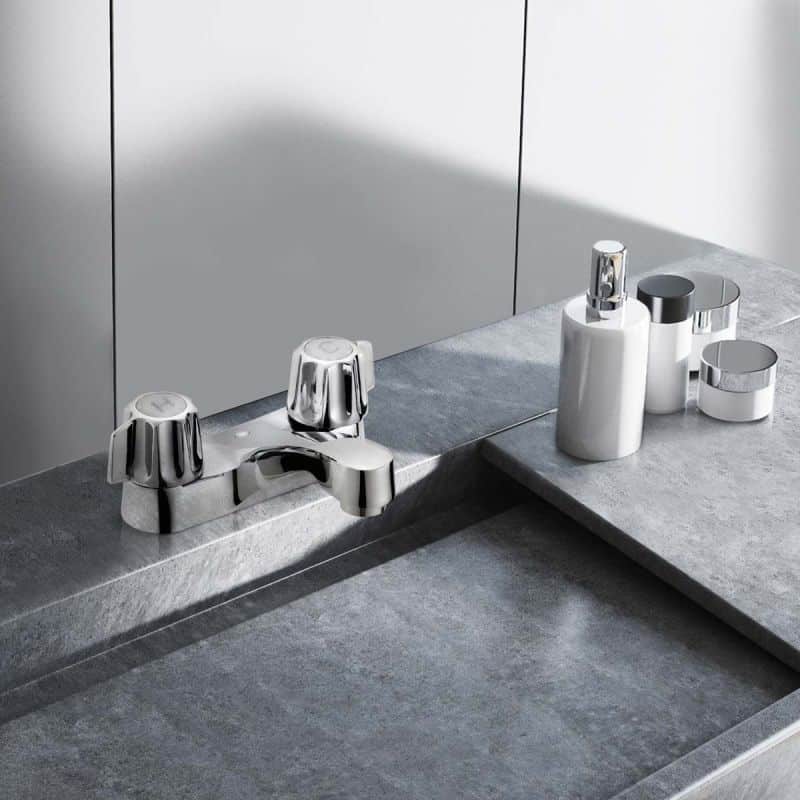 Two Handle Bathroom Faucet - Gerber® Style Stems – Pack of 6 - Image 2