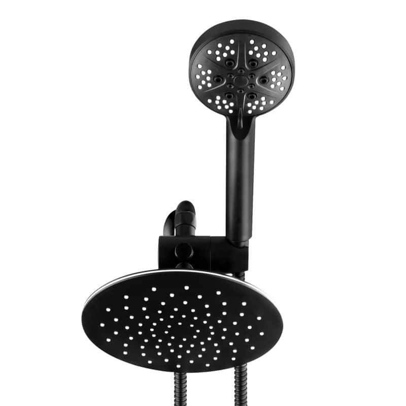 Two-in-One 5 Function Shower Set Matte Black – Pack of 6 - Image 2