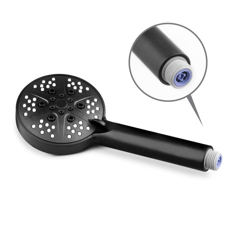 Two-in-One 5 Function Shower Set Matte Black – Pack of 6 - Image 3