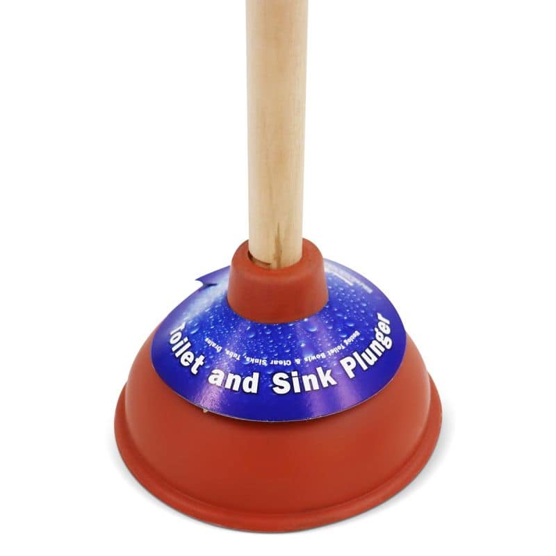 flat cup plunger for sink and floor drain