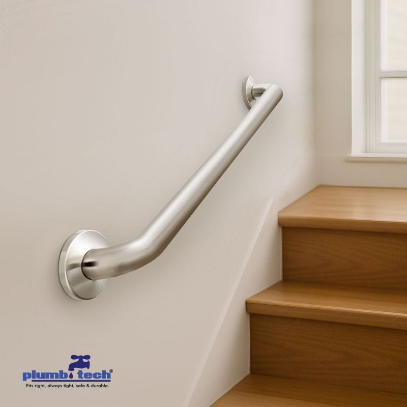 concealed screw grab bar cover flange design