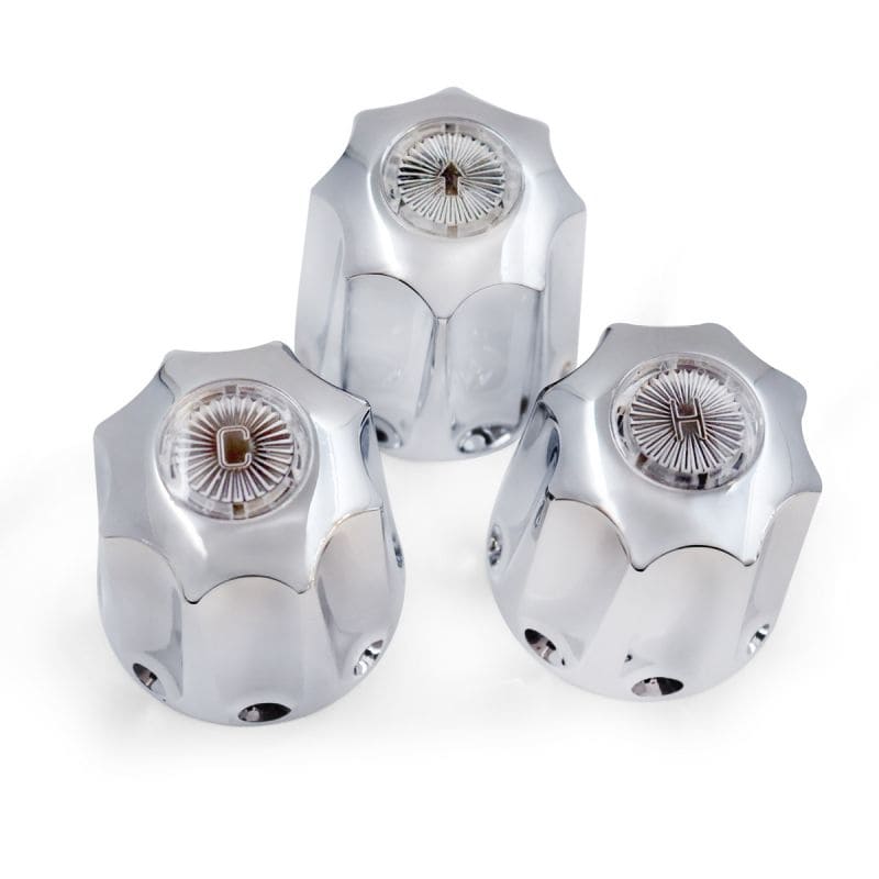 Shower and Tub Faucet Set Three Handles with Diverter – Pack of 6 - Image 2