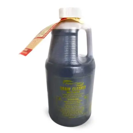 Keep drains flowing smoothly with heavy-duty 1/2 gallon liquid drain cleaner available by the pallet for large-scale maintenance needs.