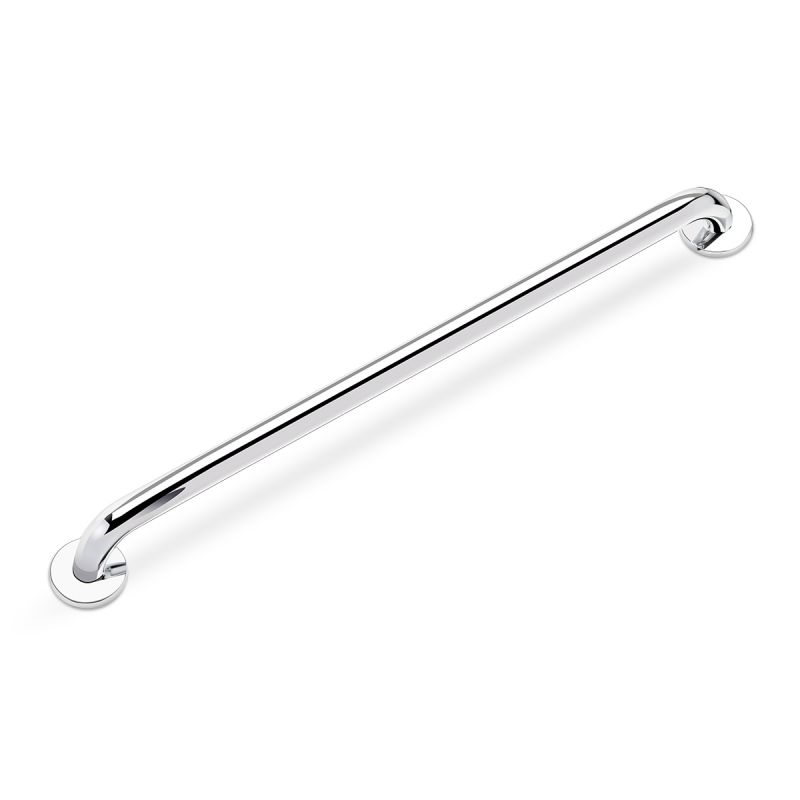 30 inch ADA compliant stainless steel grab bar delivers dependable support corrosion resistant durability.