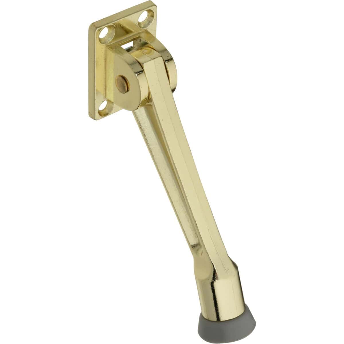 5 In. Satin Chrome Commercial Grade Kick Down Doorstop