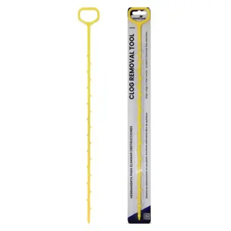 Professional clog removal tool for efficient drain maintenance. Suitable for toilets, bathtubs, kitchen sinks, and plumbing applications.