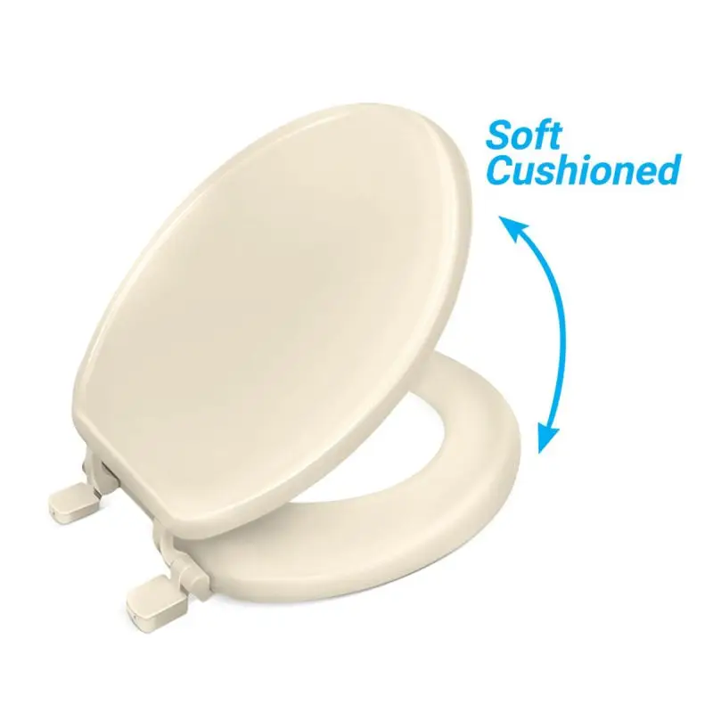 Round Bone Color Soft Cushion Toilet Seat – Pack of 6 - Image 3