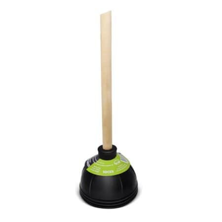 5-3/4 inch heavy duty force cup plunger preassembled case of 6 offers durable construction and strong suction.