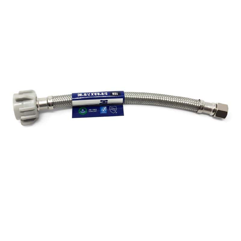 Toilet Supply Line Connector 9 Inch 3/8 OD x 7/8 BC Nut – Pack of 48 - Image 3