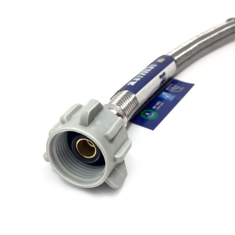 Toilet Supply Line Connector 9 Inch 3/8 OD x 7/8 BC Nut – Pack of 48 - Image 6