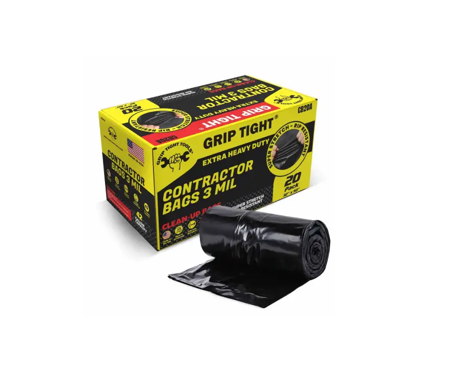 Contractor Bags, 20 per Roll, Made in USA