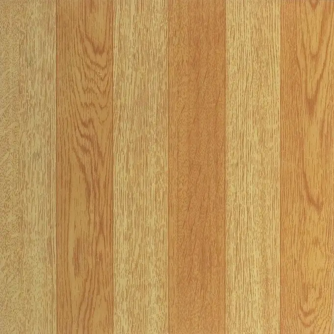 Self Adhesive Light Oak Plank-Look Vinyl Floor Tiles 12x12