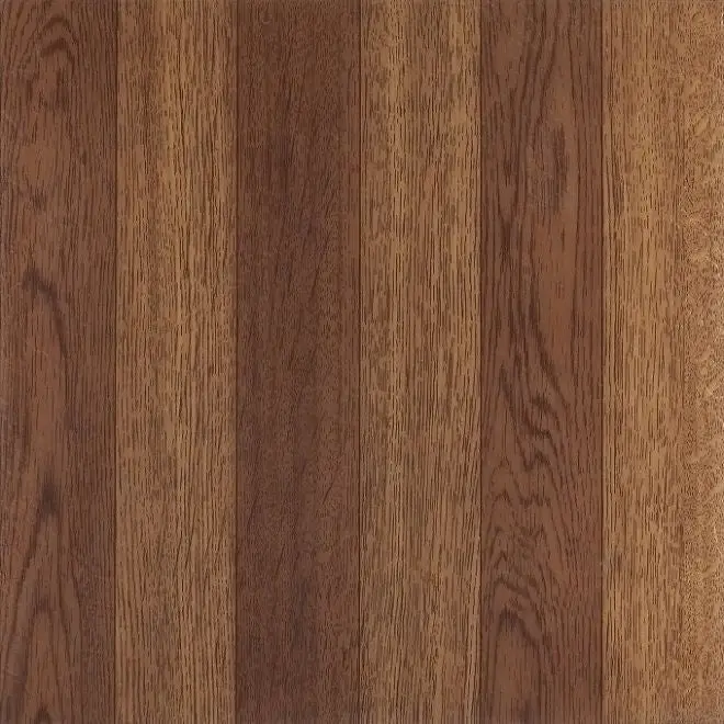 Self Adhesive Medium Oak Plank-Look Vinyl Floor Tiles 12x12