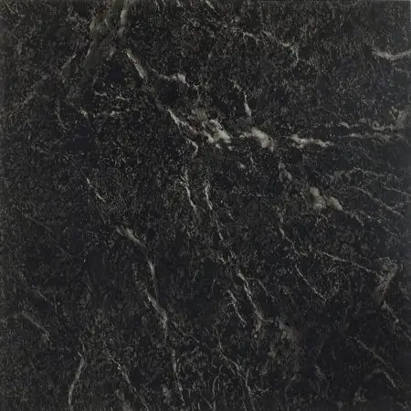 Nexus Black with White Vein Marble Peel and Stick Vinyl Floor Tiles 12x12 Inch