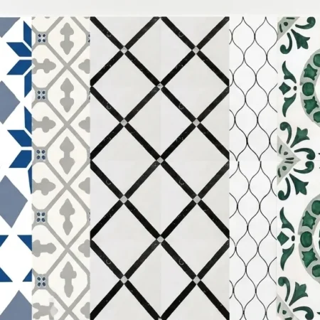 Retro Peel & Stick Vinyl Floor Tiles